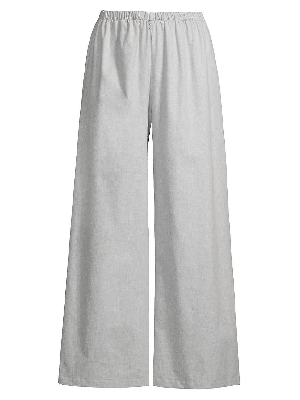 Womens Cavani Cotton Wide-Leg Pants product image