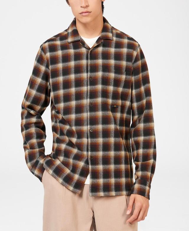 Ben Sherman Mens Brushed Ombre Plaid Shirt Product Image