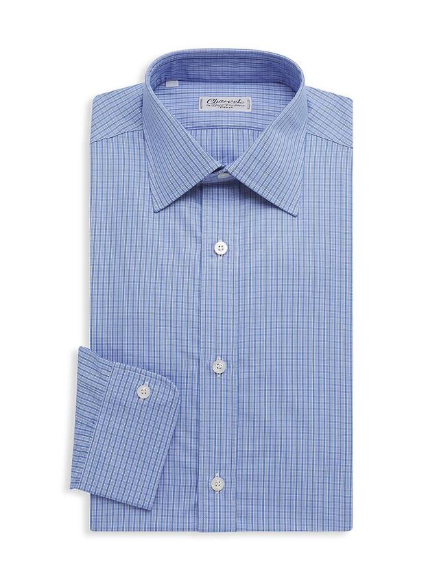 Mens Check Window Glenplaid Dress Shirt Product Image