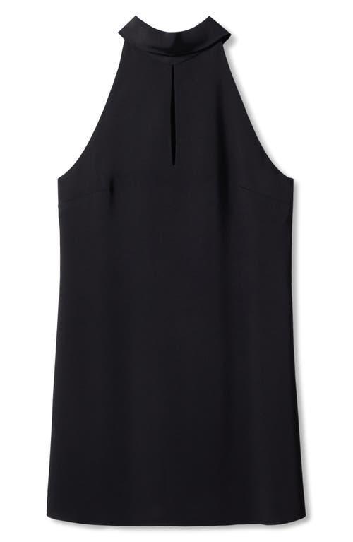 MANGO Tie Back Keyhole Cutout Minidress Product Image