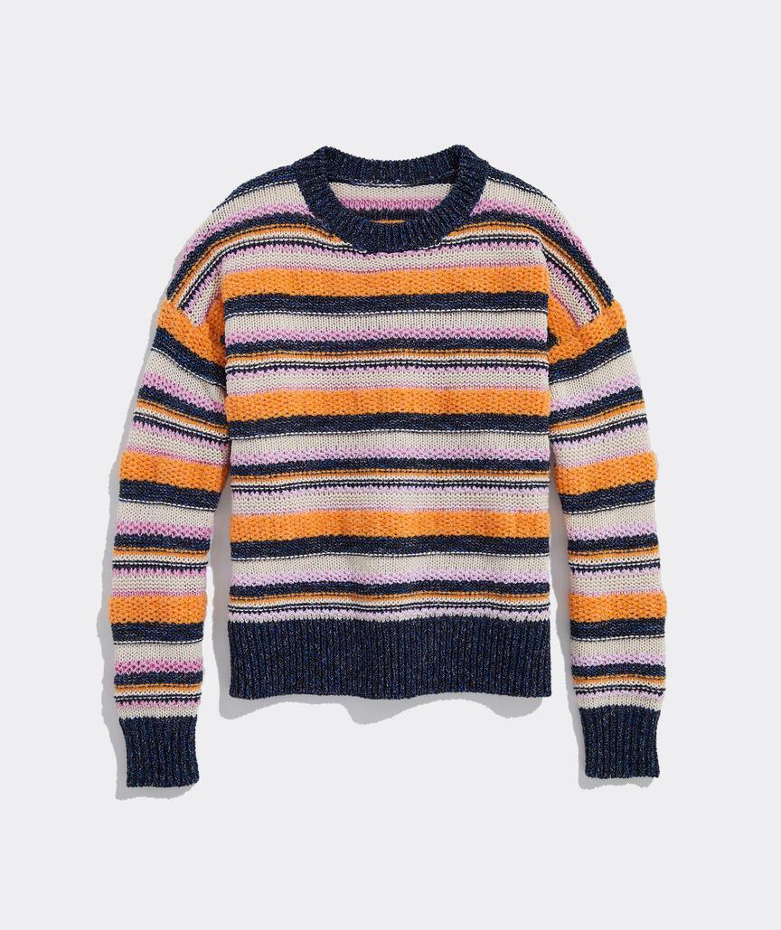 Novelty Stripe Crewneck Sweater Product Image