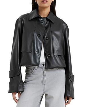 French Connection Crolenda Faux Leather Jacket Product Image