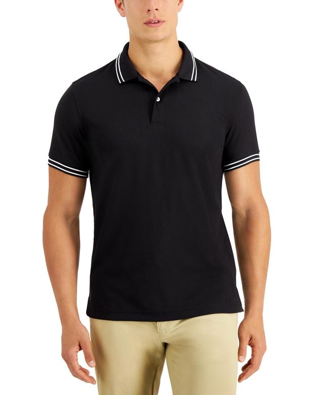 Club Room Mens Performance Stripe Polo, Created for Macys Product Image