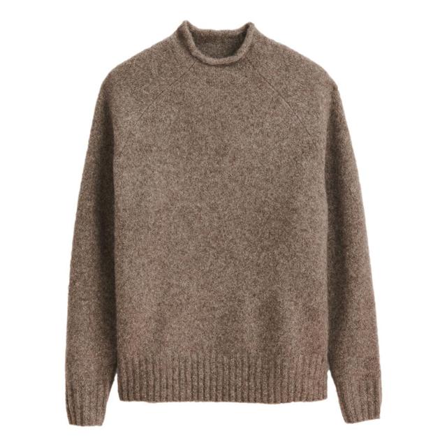 Alex Alpaca Sweater Chestnut Product Image