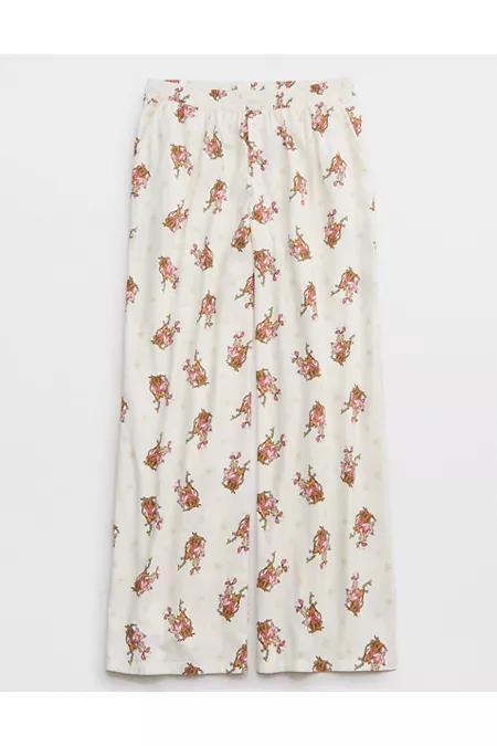 Aerie Cindy Lou Off-Duty Flannel Trouser PJ Women's Product Image