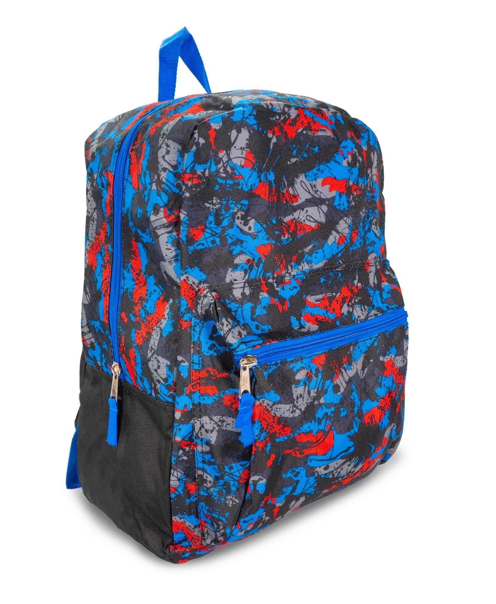 Blue Red Camo 16" Backpack Product Image