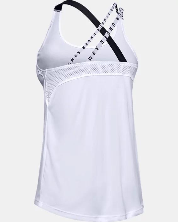 Women's HeatGear® Armour Wordmark Double Strap Tank Product Image