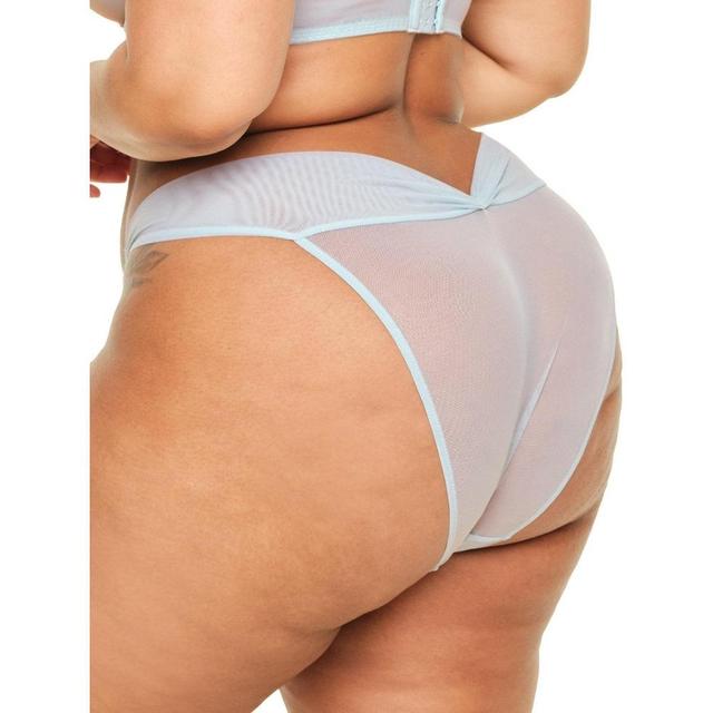 Adore Me Women's Sophy Bikini Panty 3X / Sophy Light Blue. Product Image