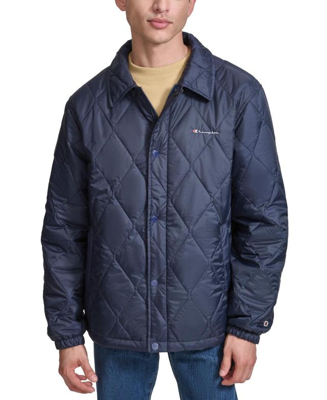 Champion Mens Diamond Quilted Coaches Jacket Product Image