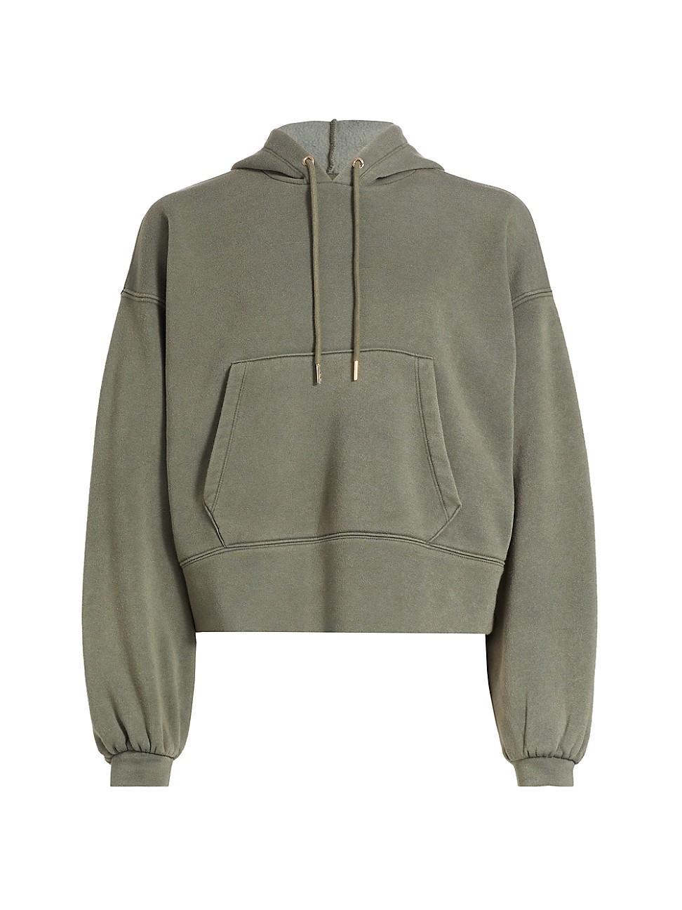 Womens Fleece Cargo Pullover Hoodie product image