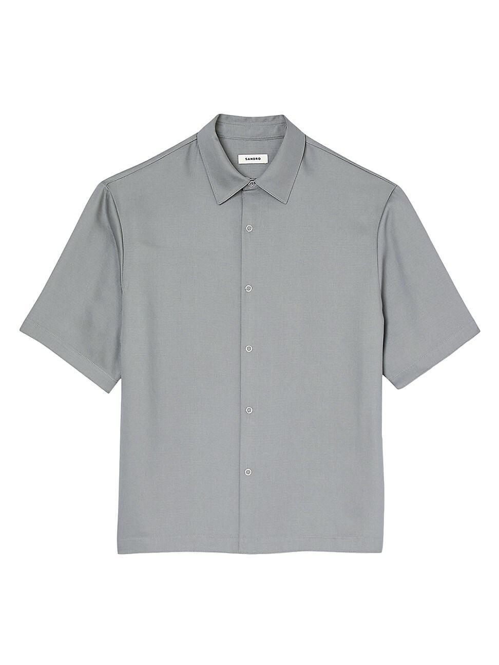 Mens Button Front Shirt Product Image