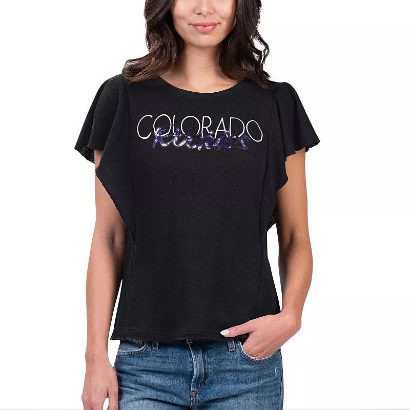 Womens G-III 4Her by Carl Banks Colorado Rockies Crowd Wave T-Shirt Product Image