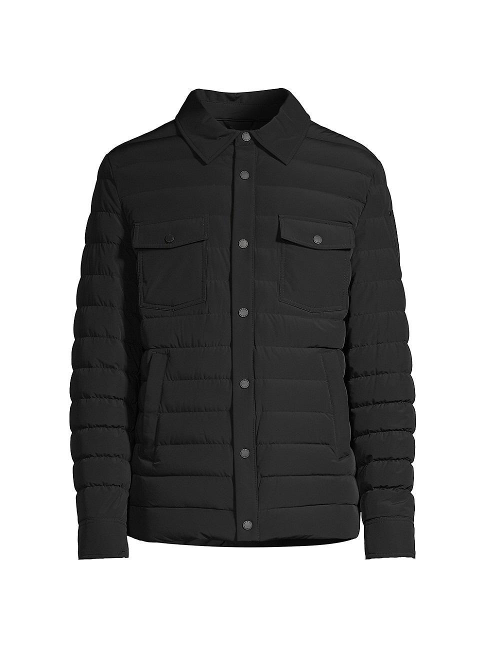 Moose Knuckles Westmore Quilted Down Shirt Jacket Product Image