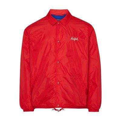 Windbreaker Jacket In Red Product Image