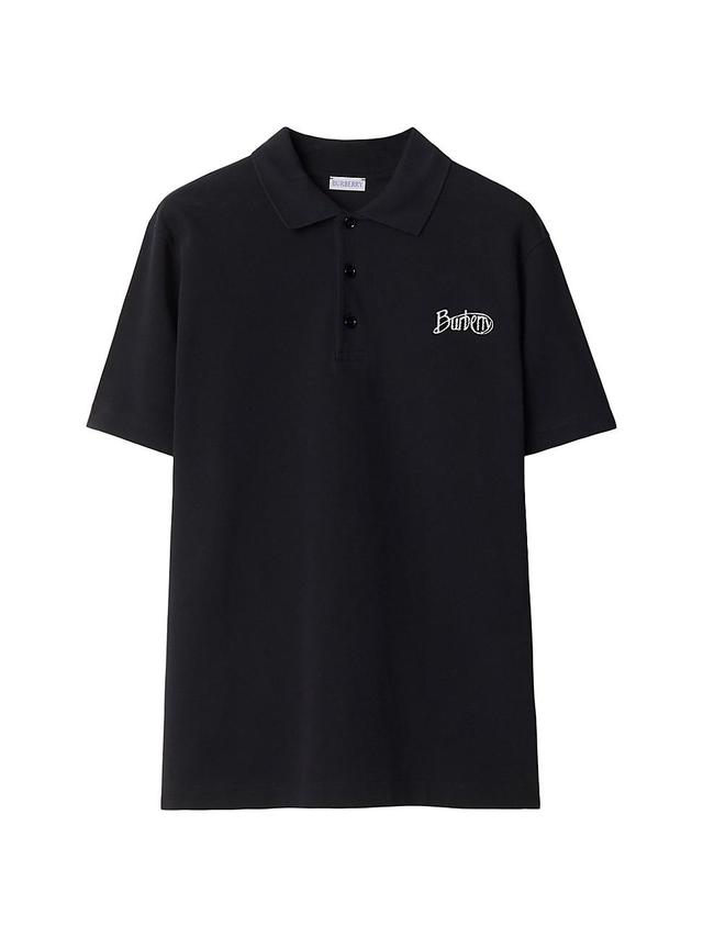 Mens Logo Short-Sleeve Polo Shirt Product Image