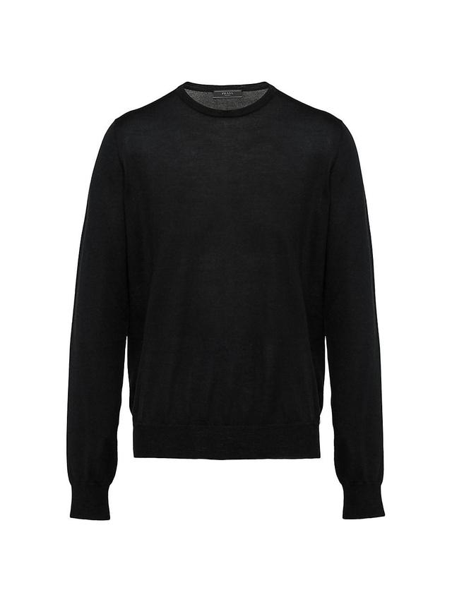 Mens Soft Cashmere Crewneck Sweater Product Image