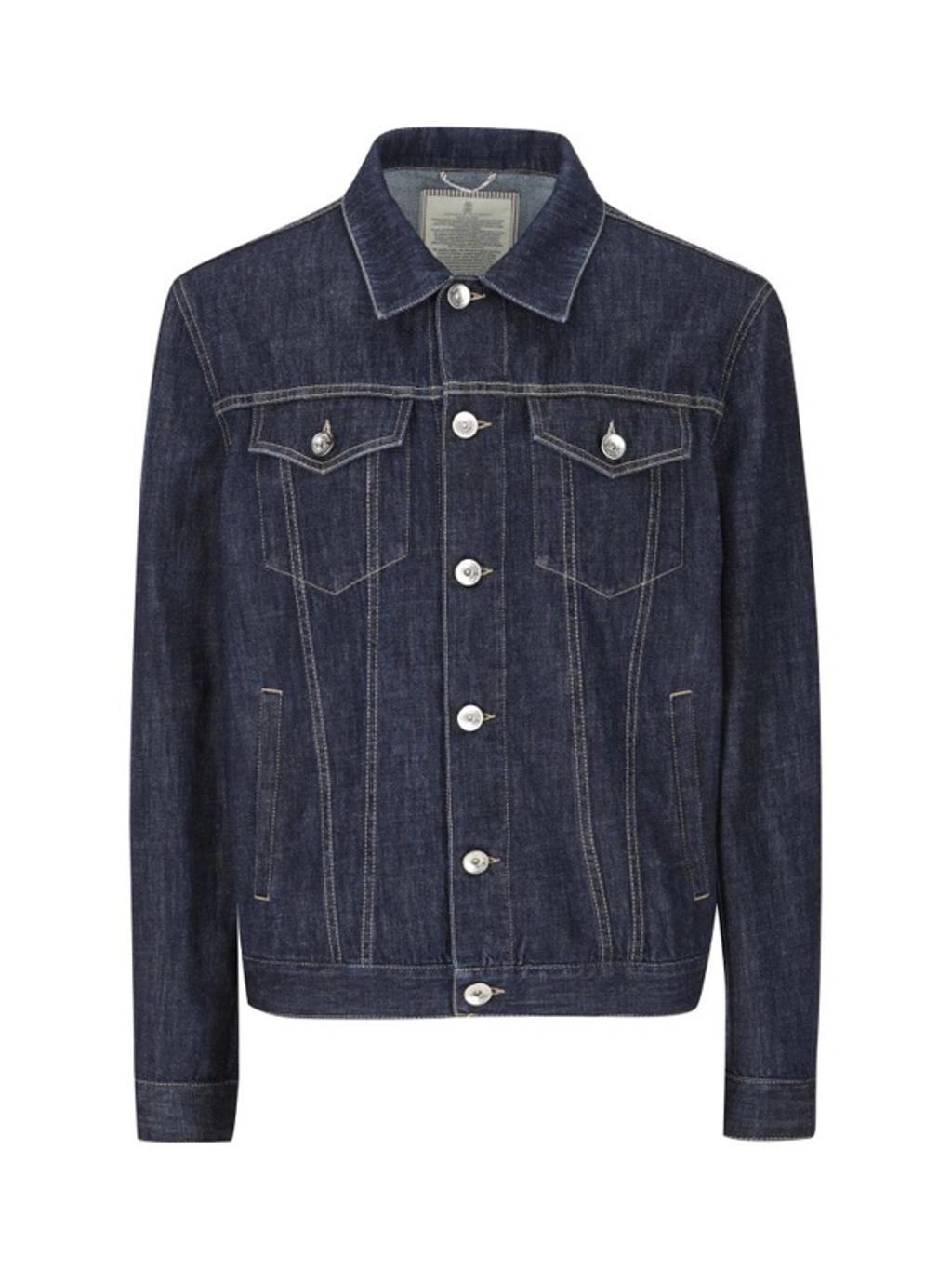 Buttoned Denim Jacket In Blue product image