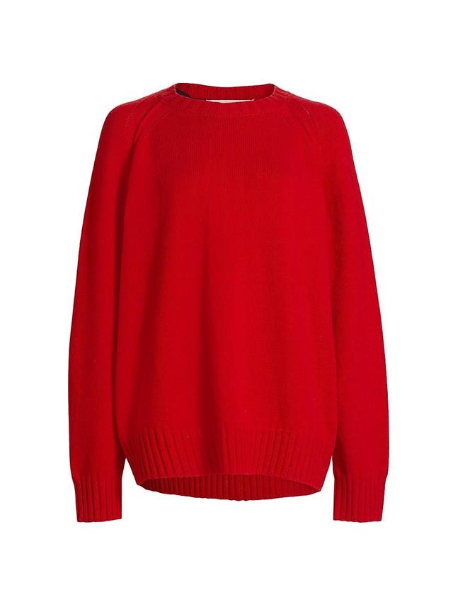 Womens Wool-Cashmere Sweater Product Image