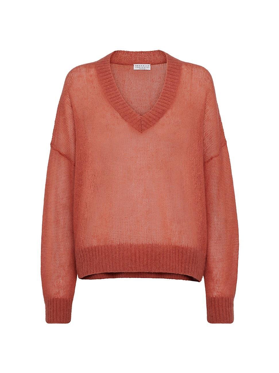 Womens Mohair and Wool Sweater with Monili product image