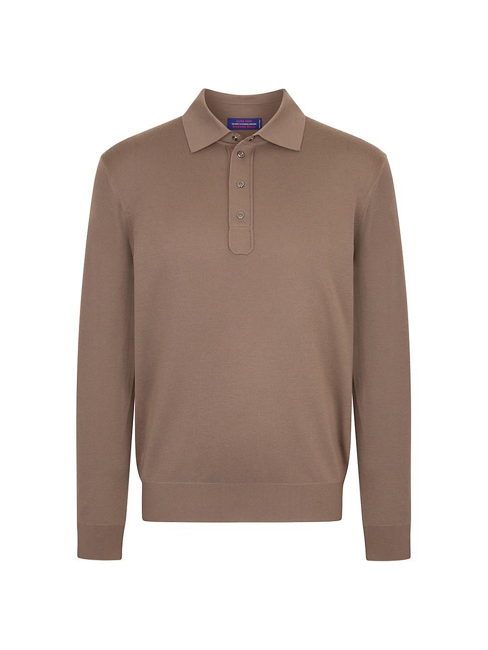 Mens Polo Sweater Product Image