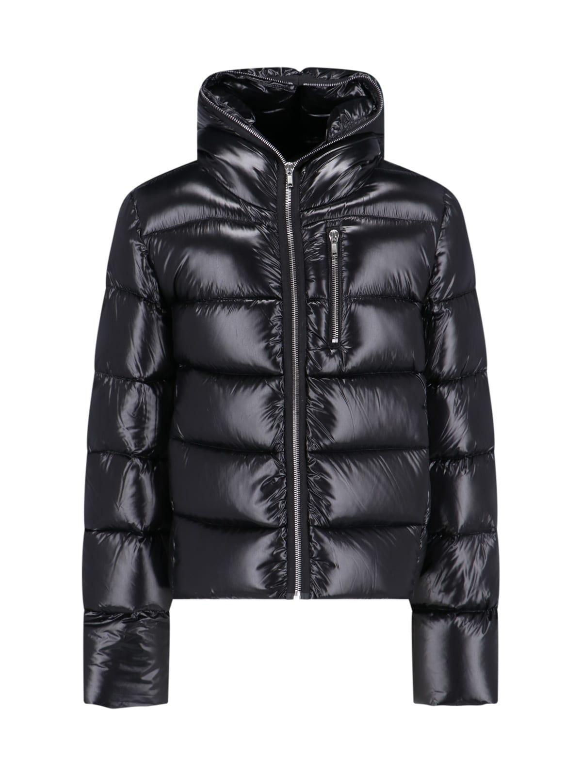 RICK OWENS Sealed Padded Jacket In Black Product Image