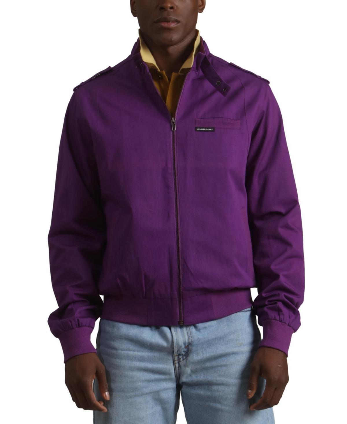 Members Only Mens Classic Iconic Racer Jacket (Slim Fit) Product Image