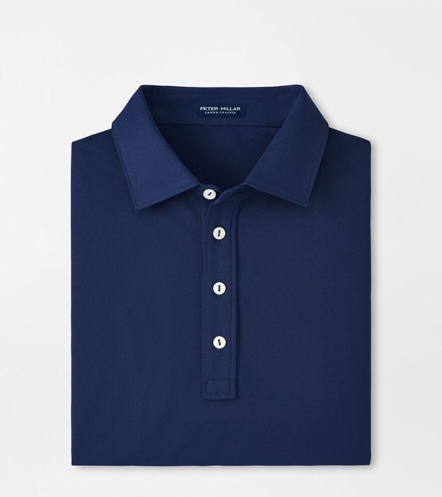 Peter Millar Mens Soul Performance Mesh Polo | Color: Navy | Size: S Product Image