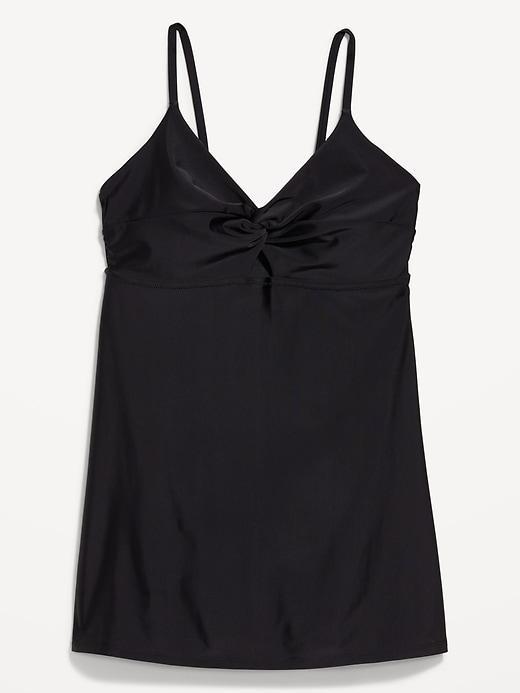 Twist-Front Swim Dress Product Image