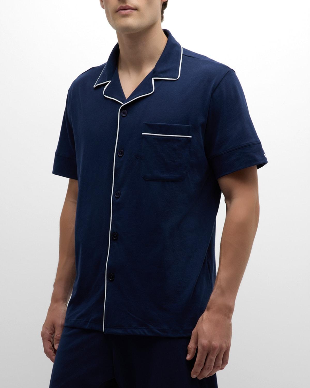 Men's Pima Cotton Short Pajama Set Product Image