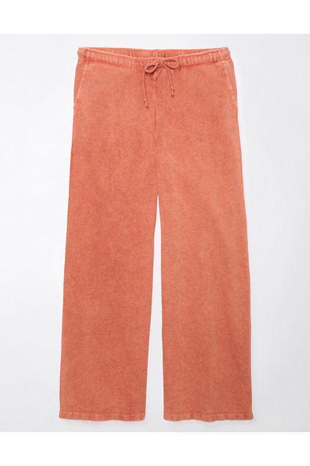 AE Baggy Wide-Leg Sunset Fleece Sweatpant Womens Product Image