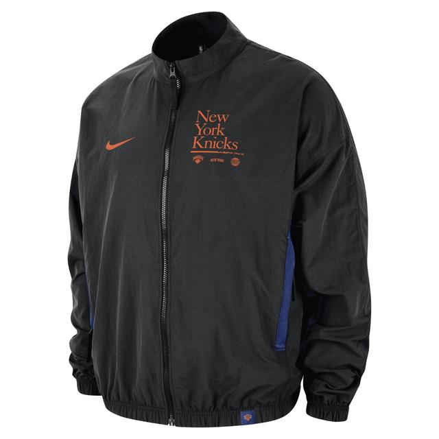 New York Knicks DNA Courtside Nike Mens NBA Woven Graphic Jacket Product Image