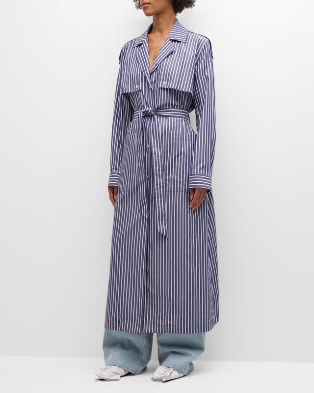 Lone Stripe Shirting Dress Product Image