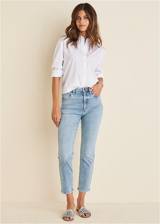 Audrey Straight Leg Jeans Product Image