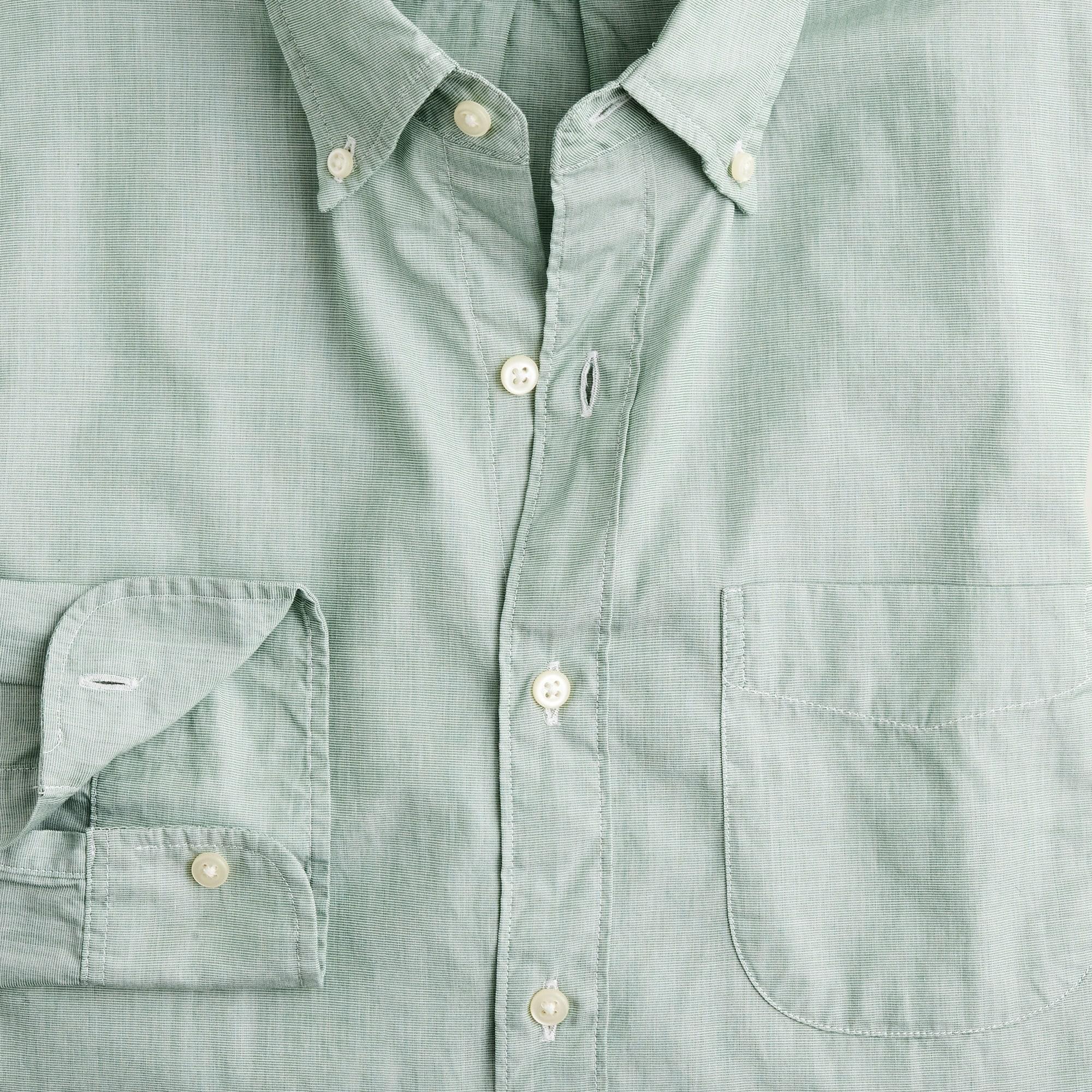 Secret Wash cotton poplin shirt Product Image