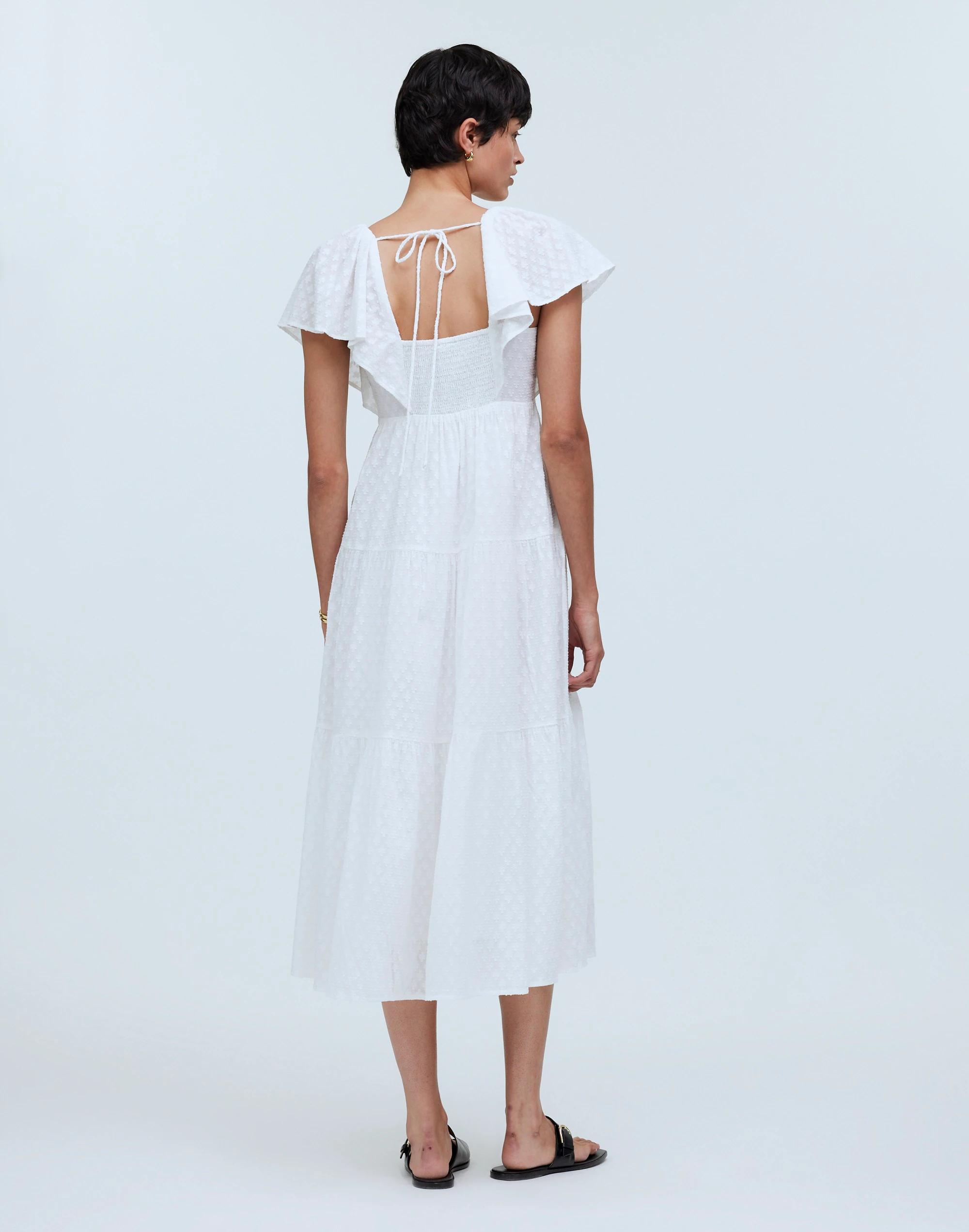 Flutter-Sleeve Maxi Dress Product Image