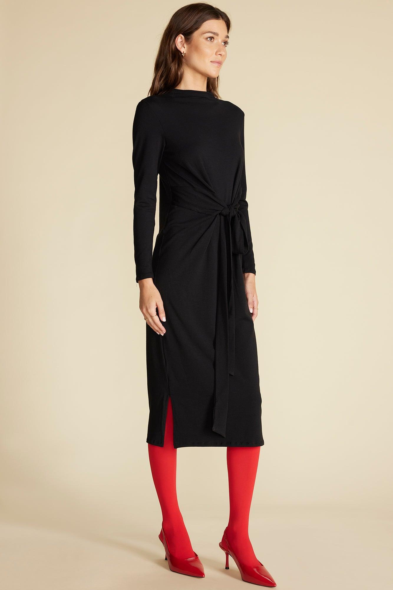 Castile Reverie Knit Dress - Black Product Image