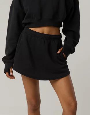 OFFLINE By Aerie Cloud Fleece Skirt Product Image