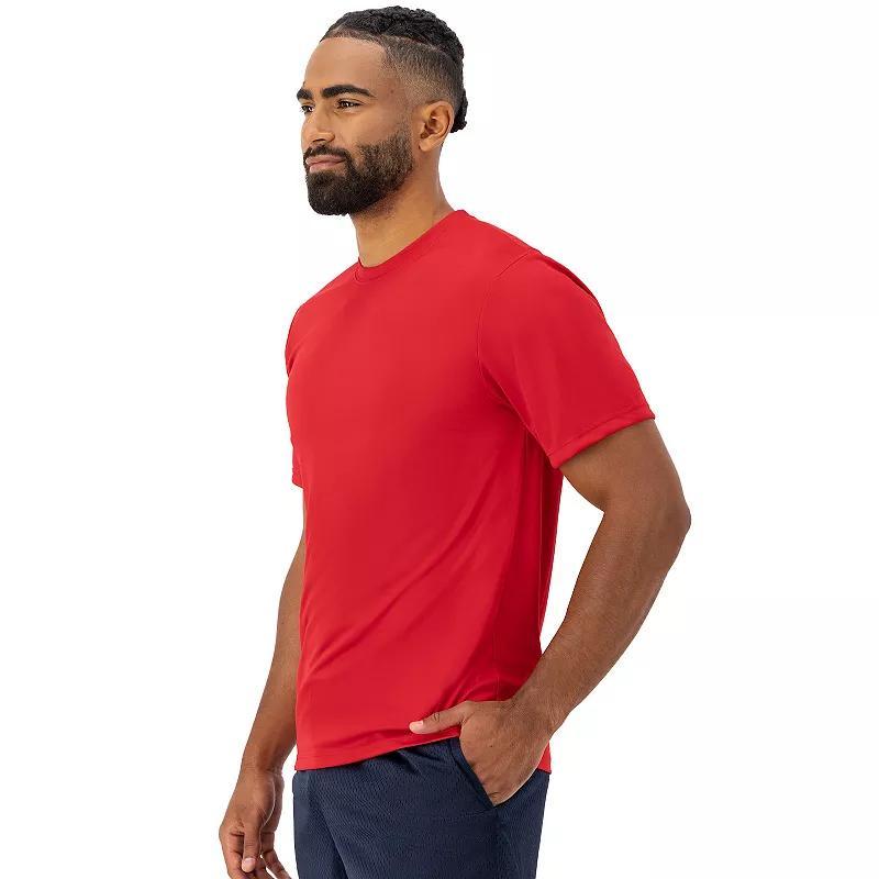 Mens Hanes Sport Cool DRI 2-Pack Performance T-Shirt Grey Product Image