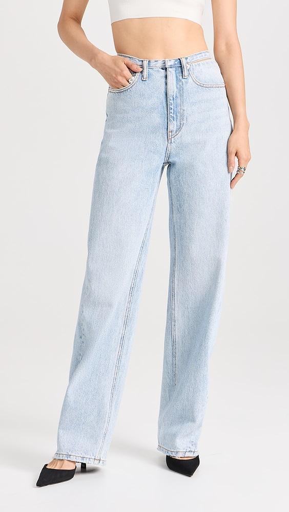 Alexander Wang Balloon Jeans with Skinny Button Back Waistband | Shopbop Product Image