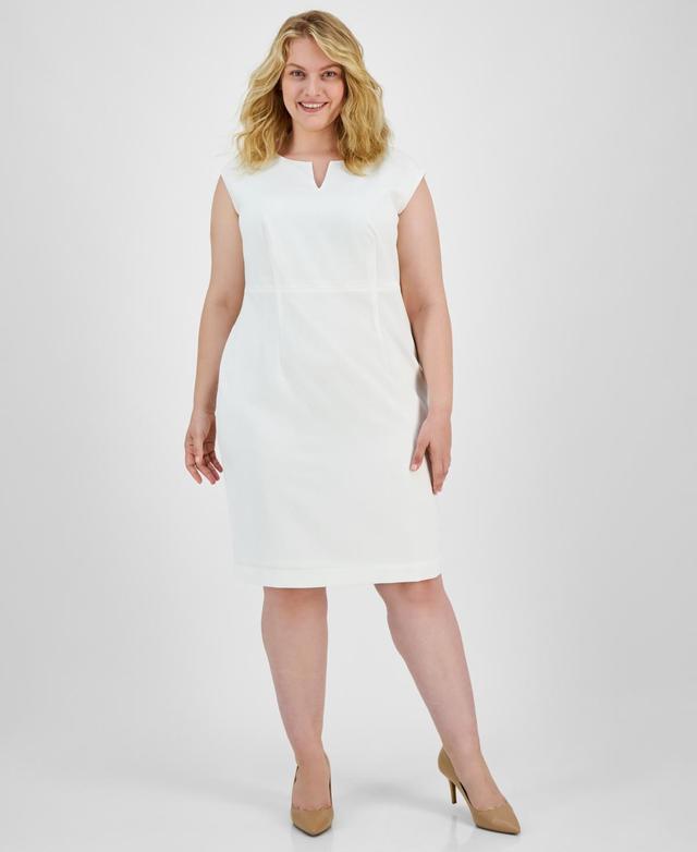 Kasper Plus Size Sleeveless Sheath Dress Product Image