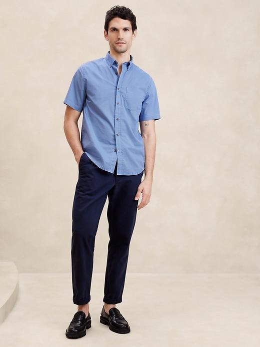 Slim Summer Cotton Shirt Product Image