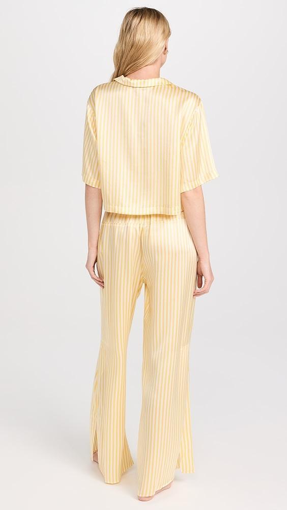 Lunya Washable Silk High Rise Pant Set | Shopbop Product Image