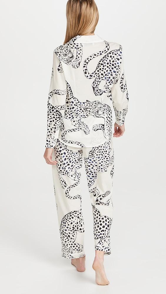 Desmond & Dempsey Jag Long PJ Set | Shopbop Product Image