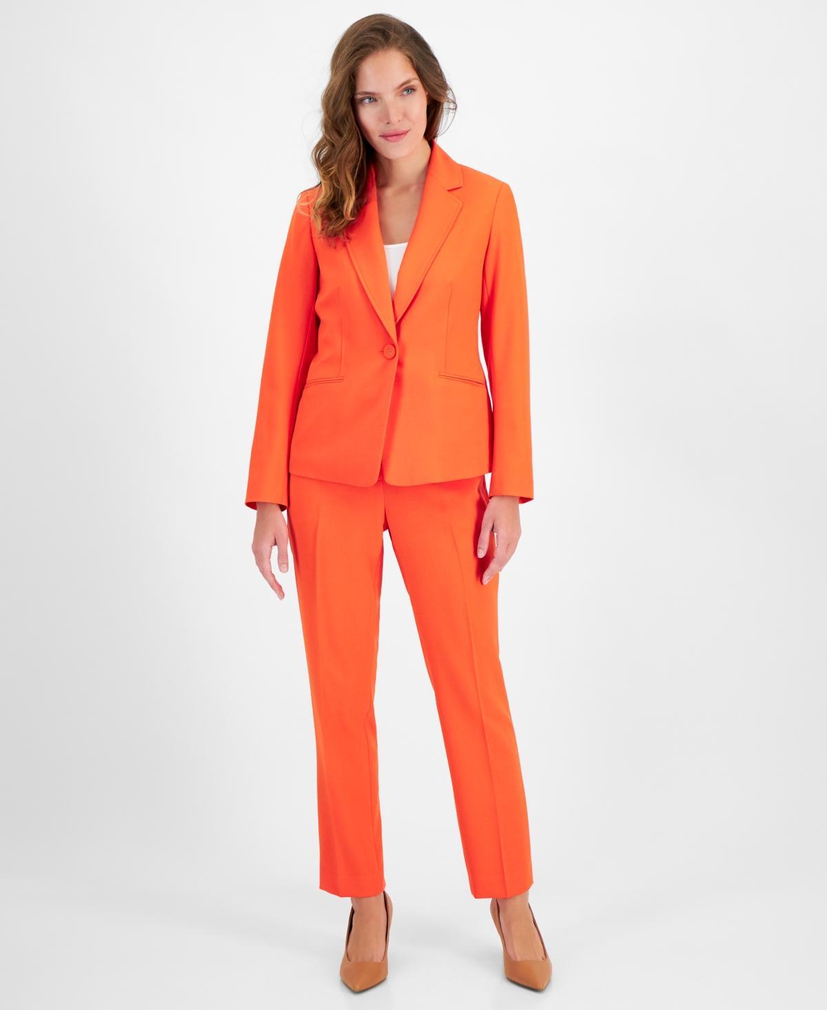 Women's Crepe One-Button Pantsuit, Regular & Petite Sizes Product Image