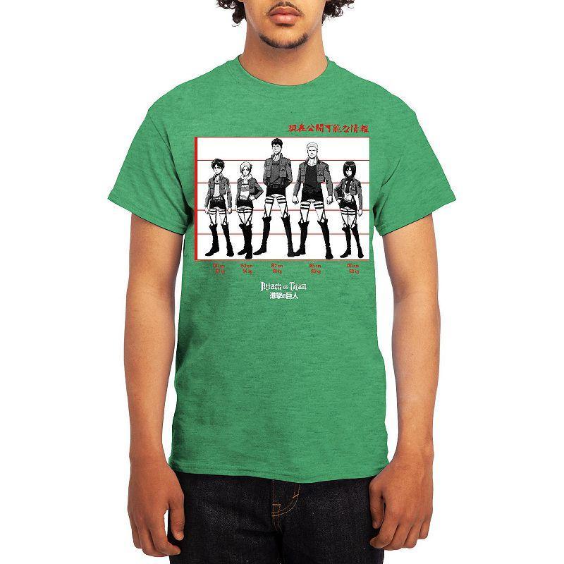 Mens Attack on Titan Tee, Boys Grey Kelly Product Image