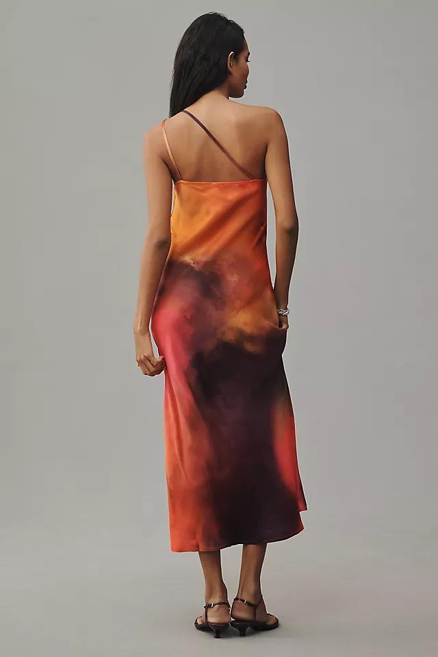 Bl-nk One-Shoulder Midi Slip Dress Product Image