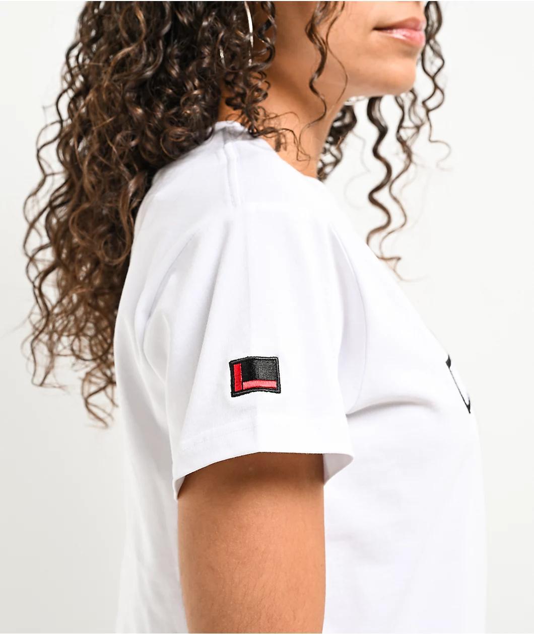 FUBU Applique Logo White T-Shirt Product Image