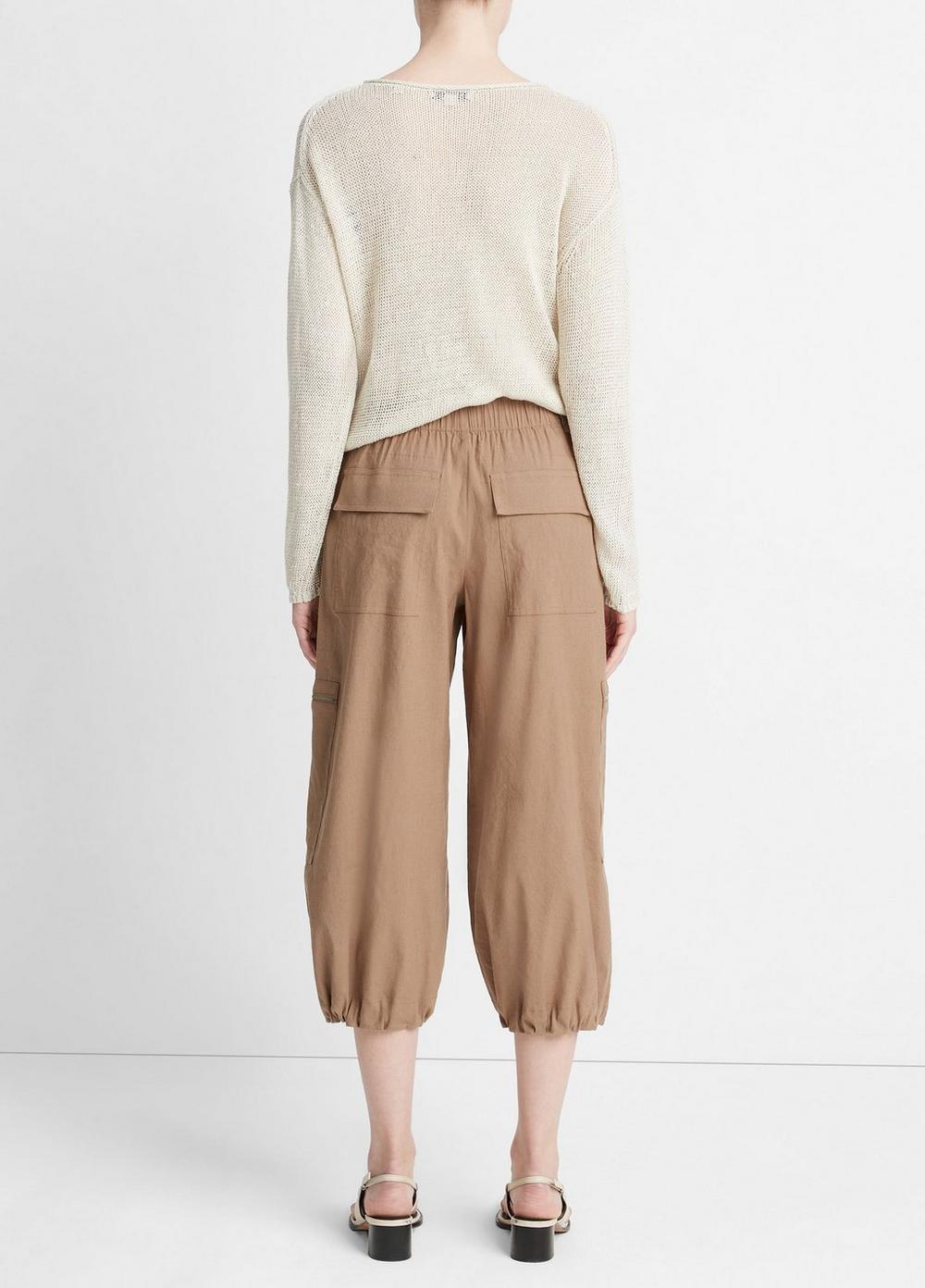 Low-Rise Cropped Parachute Pant Product Image