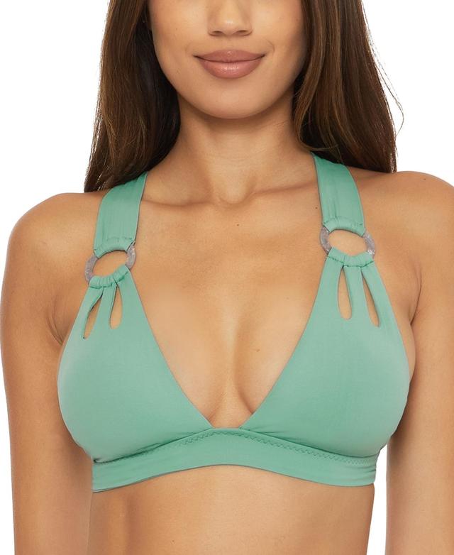 Becca Womens Color Code Cutout Bikini Top Product Image