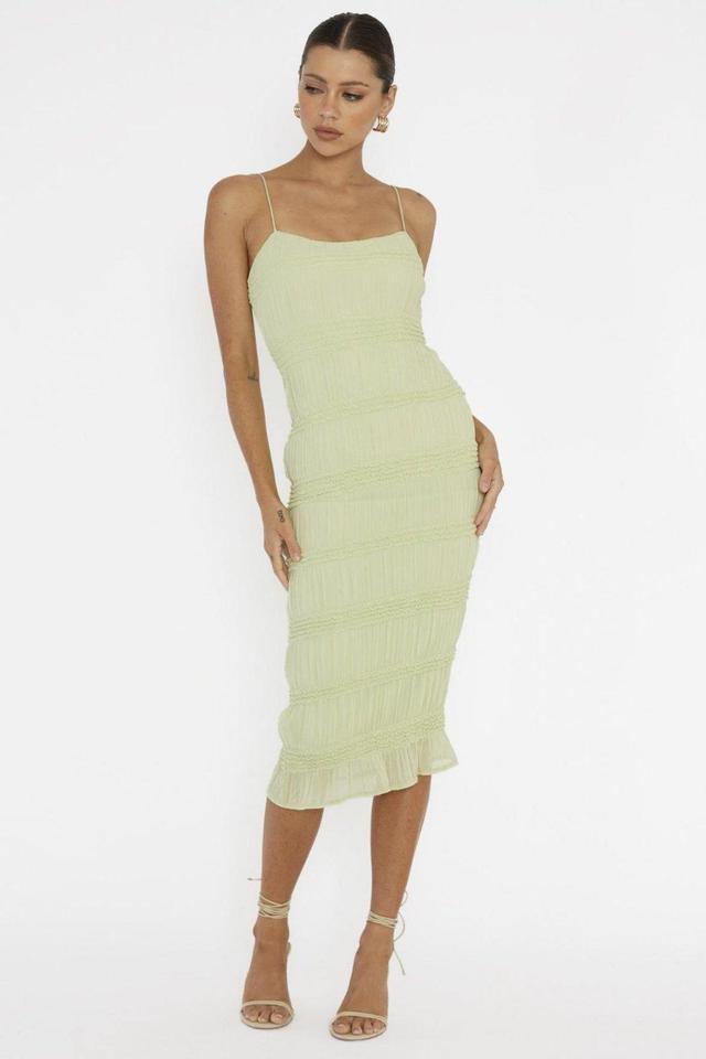 Pleated Midi Dress Product Image